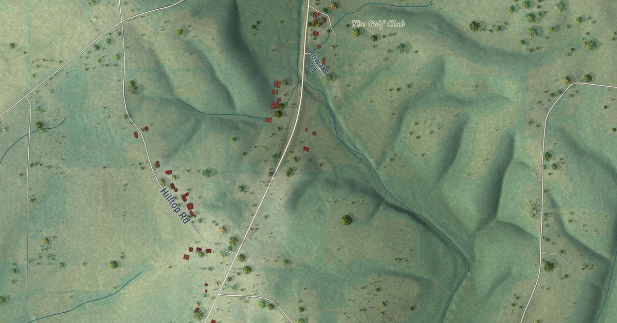 Map of Anderson, Alabama in 2026