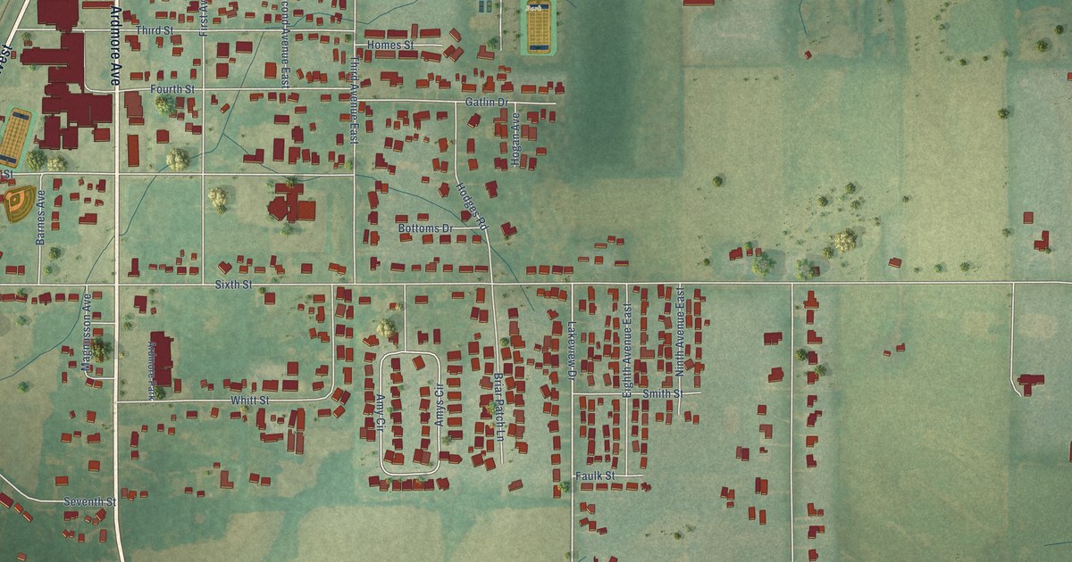 Map of Ardmore, Alabama in 2026