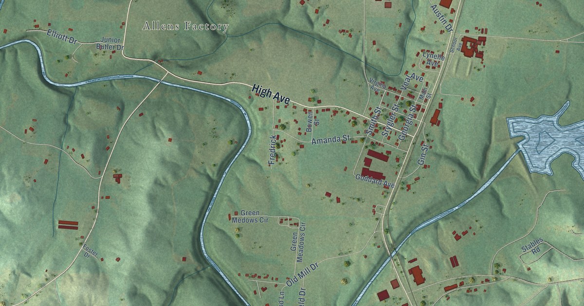 Map of Bear Creek, Alabama in 2026