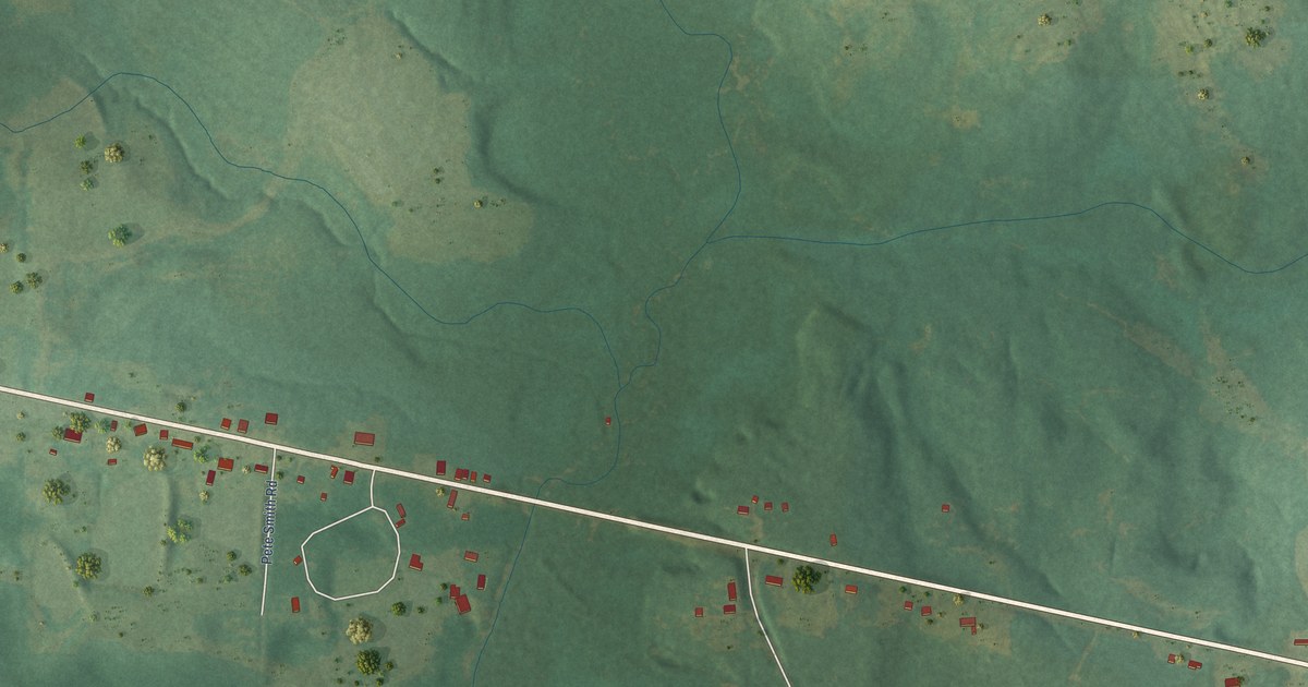 Map of Blue Springs, Alabama in 2026