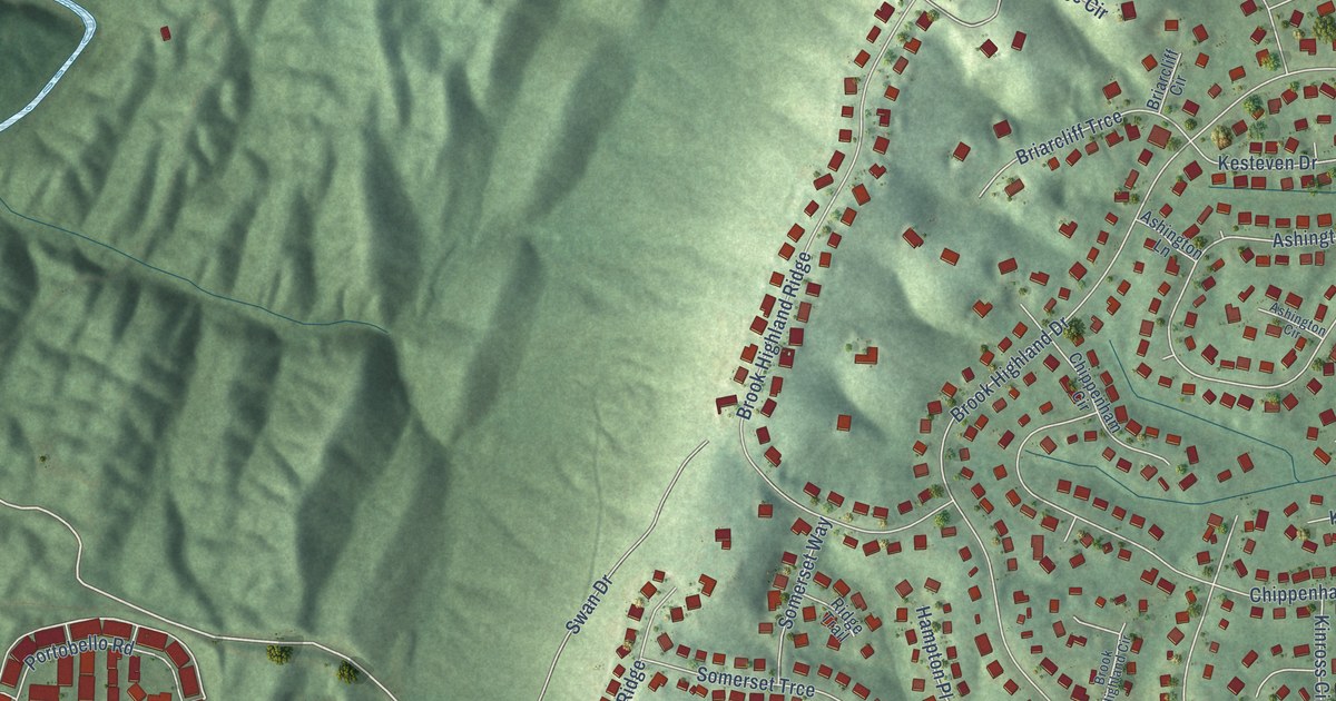 Map of Brook Highland, Alabama in 2026
