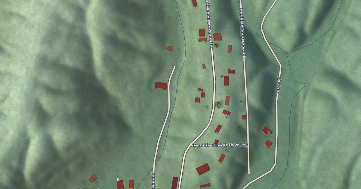 Map of Cardiff, Alabama in 2026