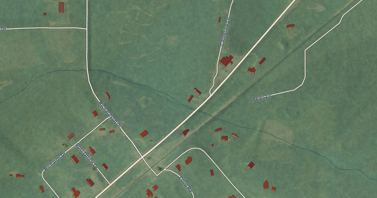 Map of Catherine, Alabama in 2026
