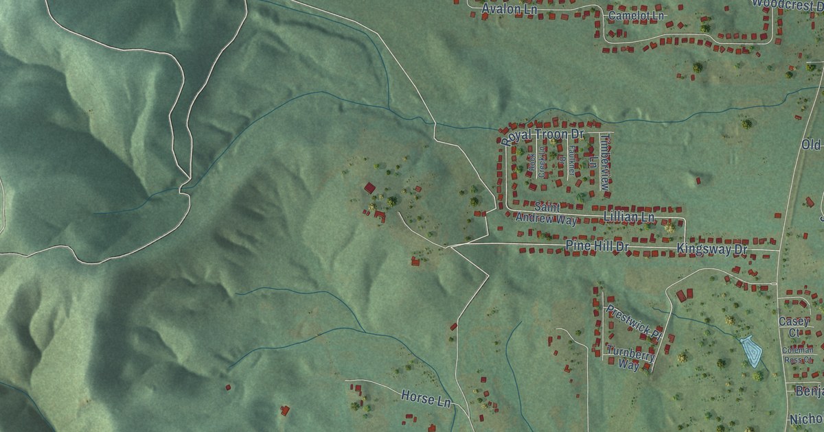 Map of Choccolocco, Alabama in 2026