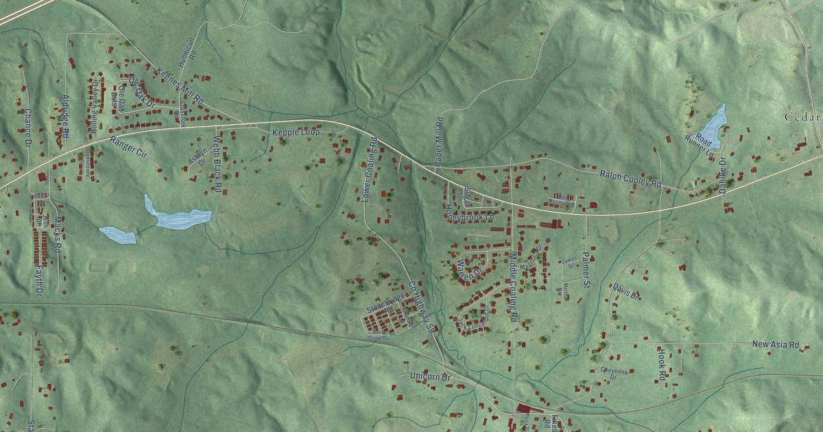 Map of Coaling, Alabama in 2026