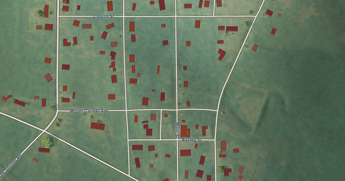 Map of Coffee Springs, Alabama in 2026