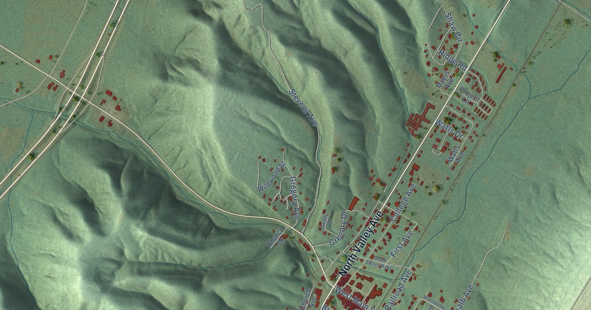 Map of Collinsville, Alabama in 2026