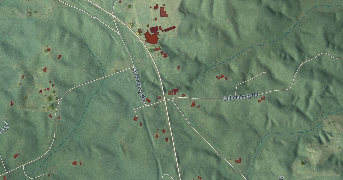 Map of Cullomburg, Alabama in 2026
