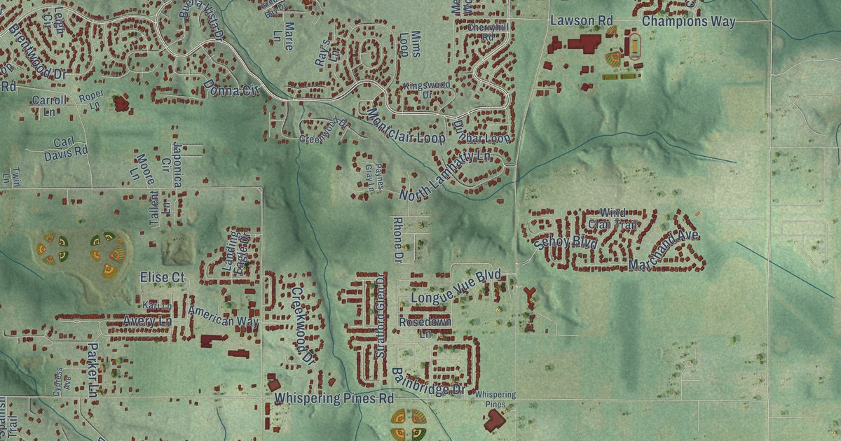 Map of Daphne, Alabama in 2026