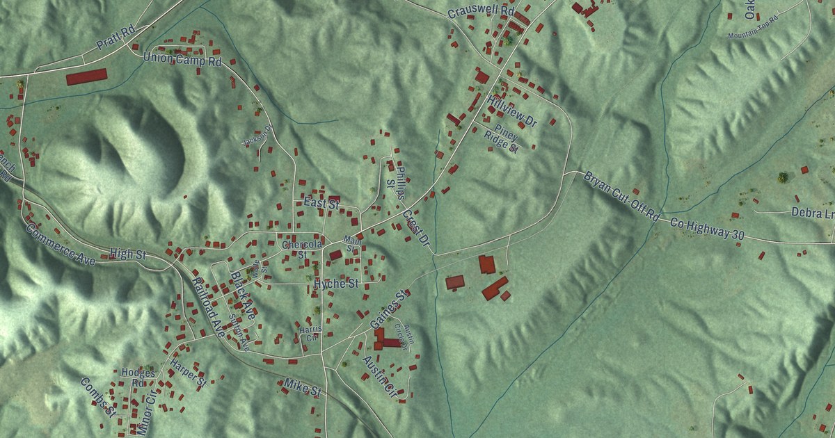 Map of Dora, Alabama in 2026