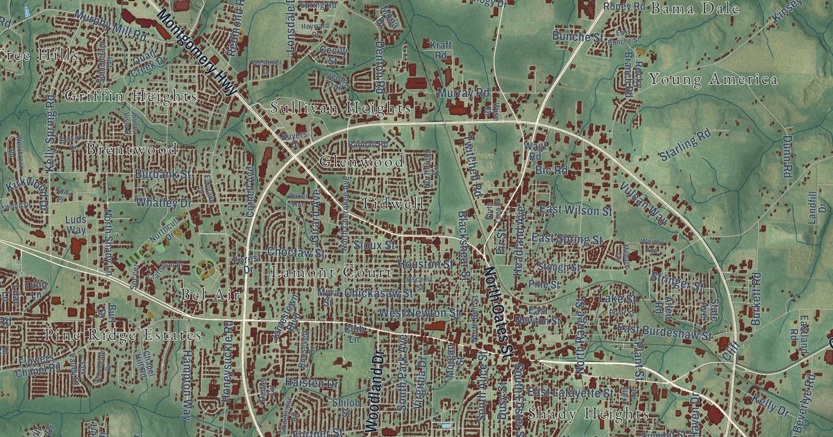 Map of Dothan, Alabama in 2026