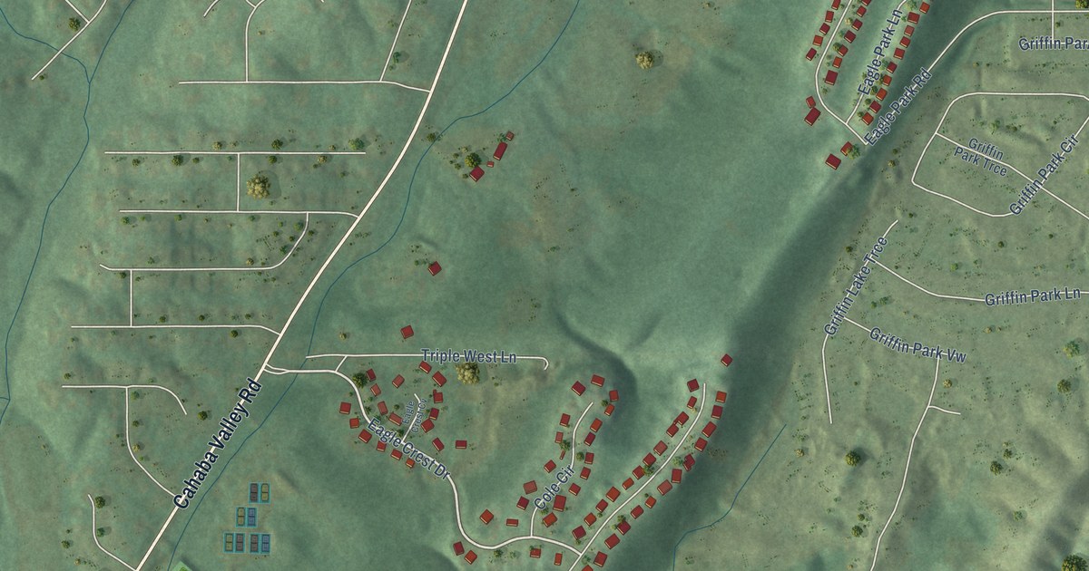 Map of Eagle Point, Alabama in 2026