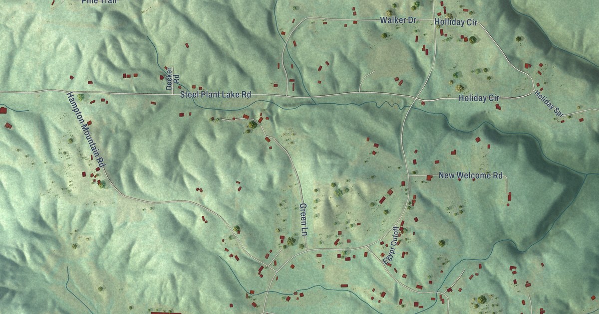Map of Egypt, Alabama in 2026