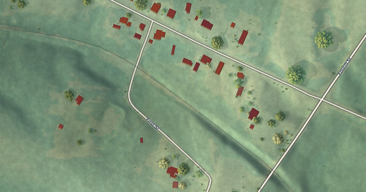 Map of Ethelsville, Alabama in 2026