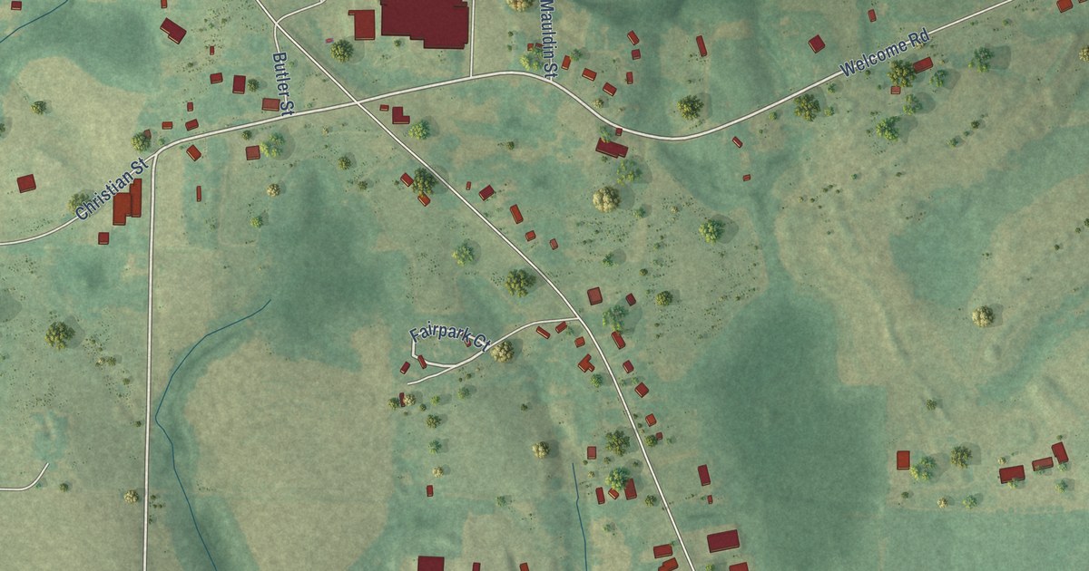 Map of Fairview, Alabama in 2026