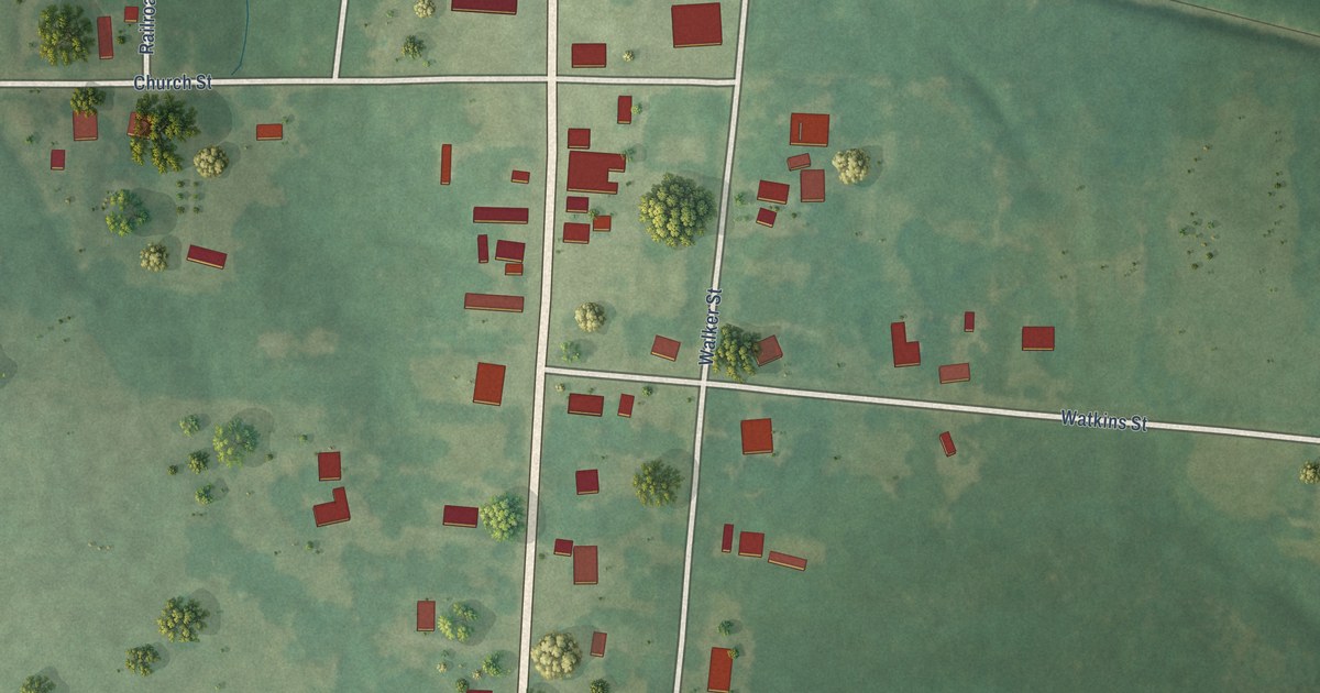 Map of Faunsdale, Alabama in 2026