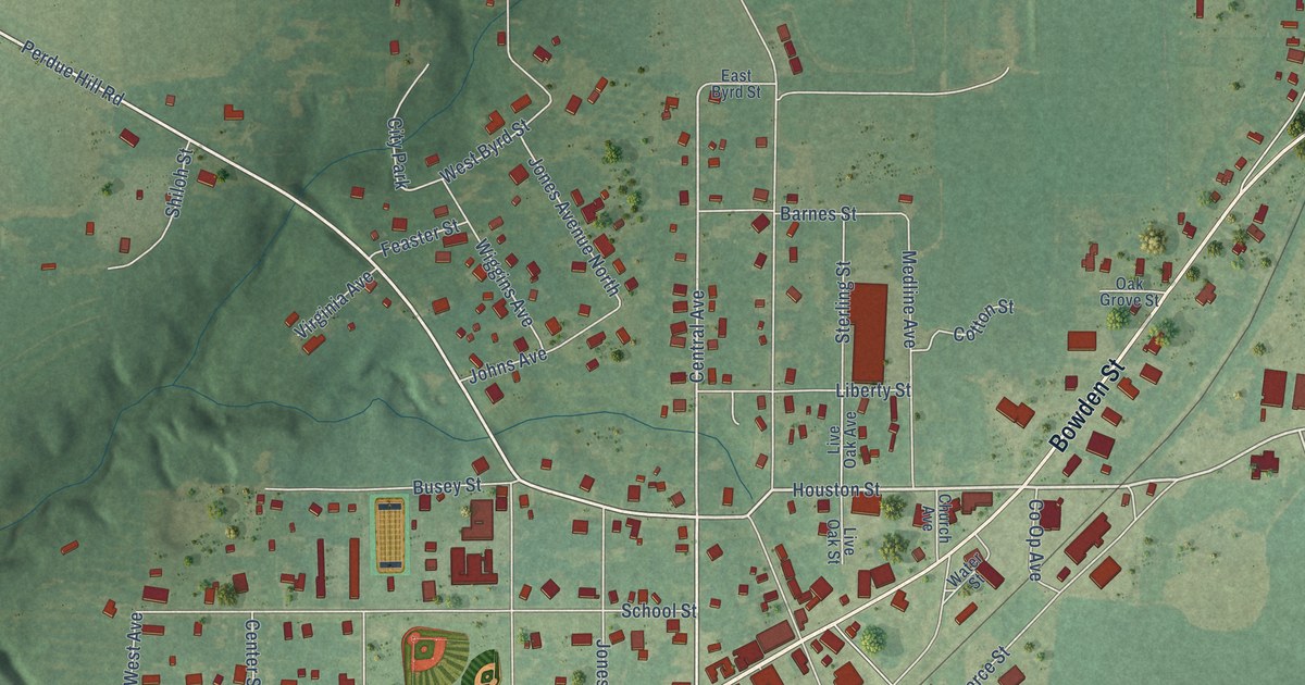 Map of Frisco City, Alabama in 2026