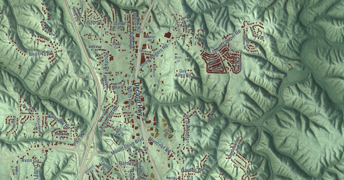 Map of Gardendale, Alabama in 2026