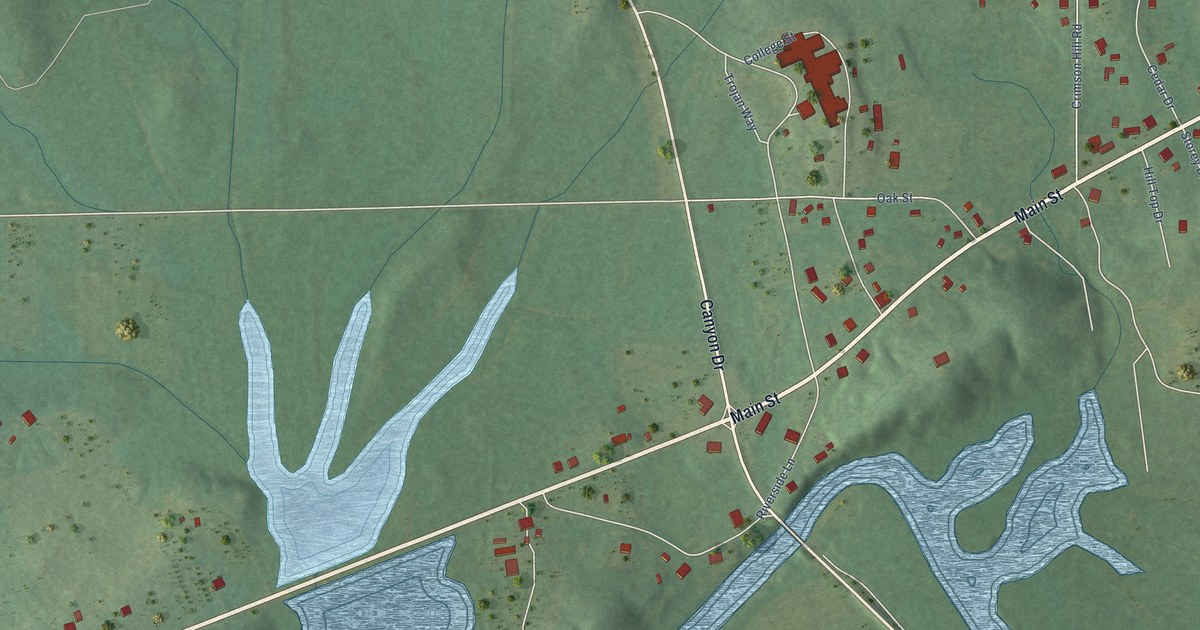 Map of Gaylesville, Alabama in 2026