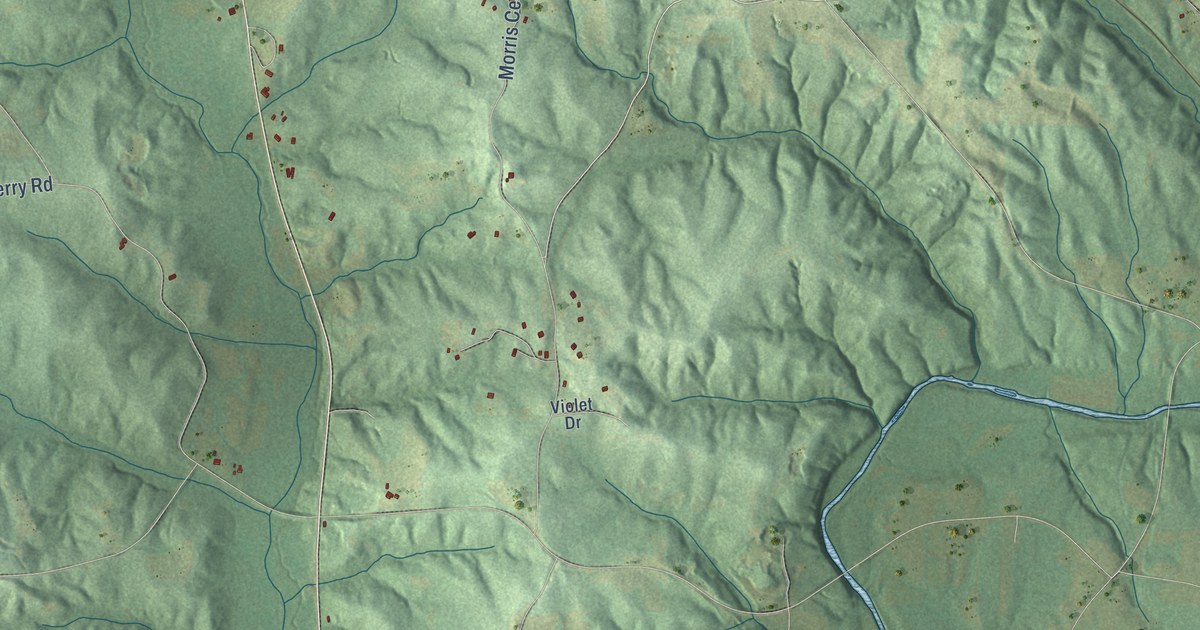 Map of Glen Allen, Alabama in 2026