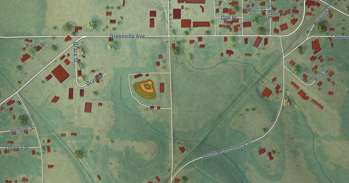 Map of Goshen, Alabama in 2026