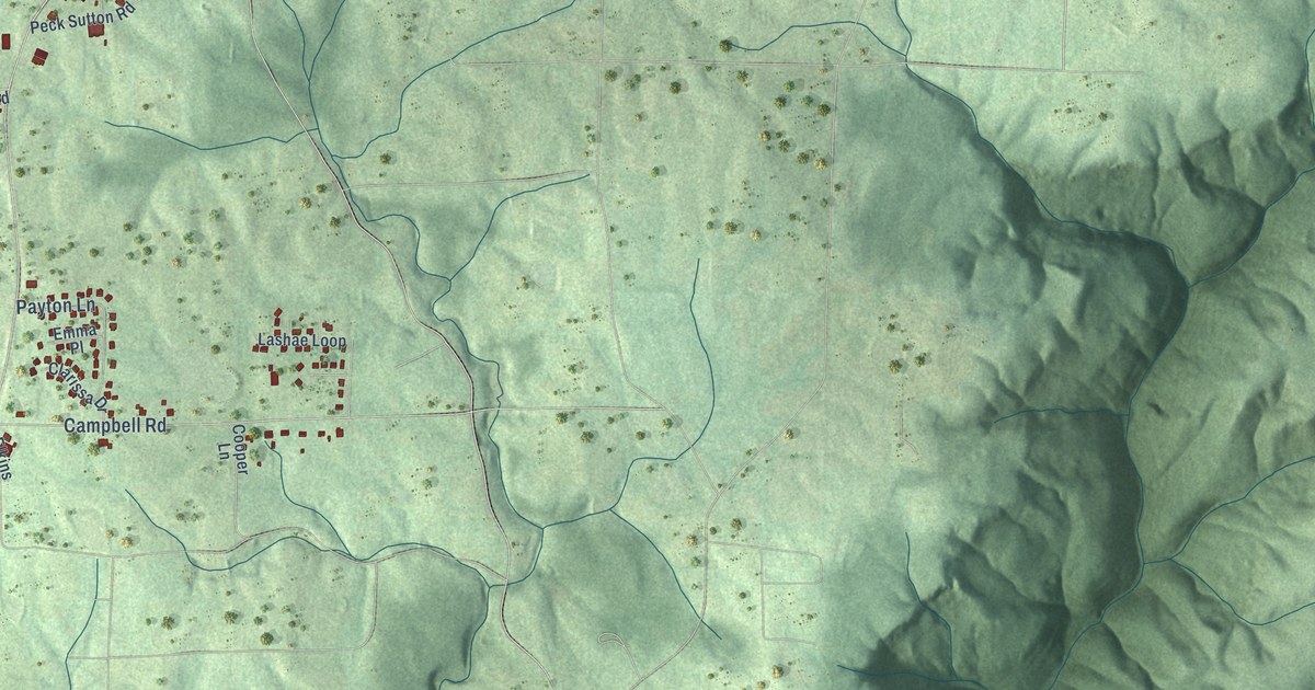 Map of Grant, Alabama in 2026