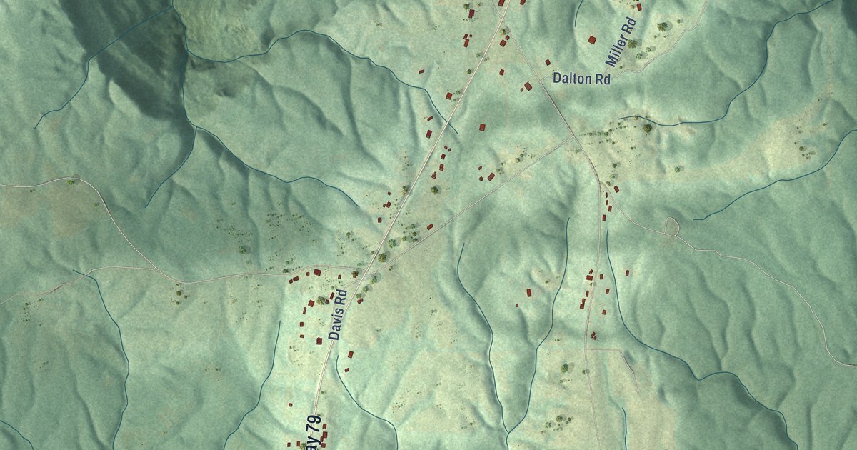 Map of Hytop, Alabama in 2026