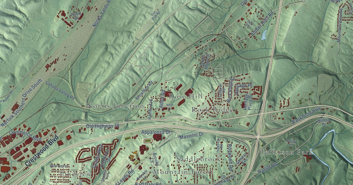 Map of Irondale, Alabama in 2026