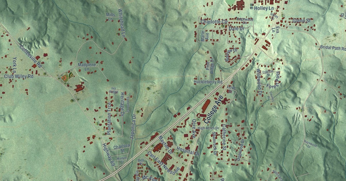 Map of Jackson, Alabama in 2026