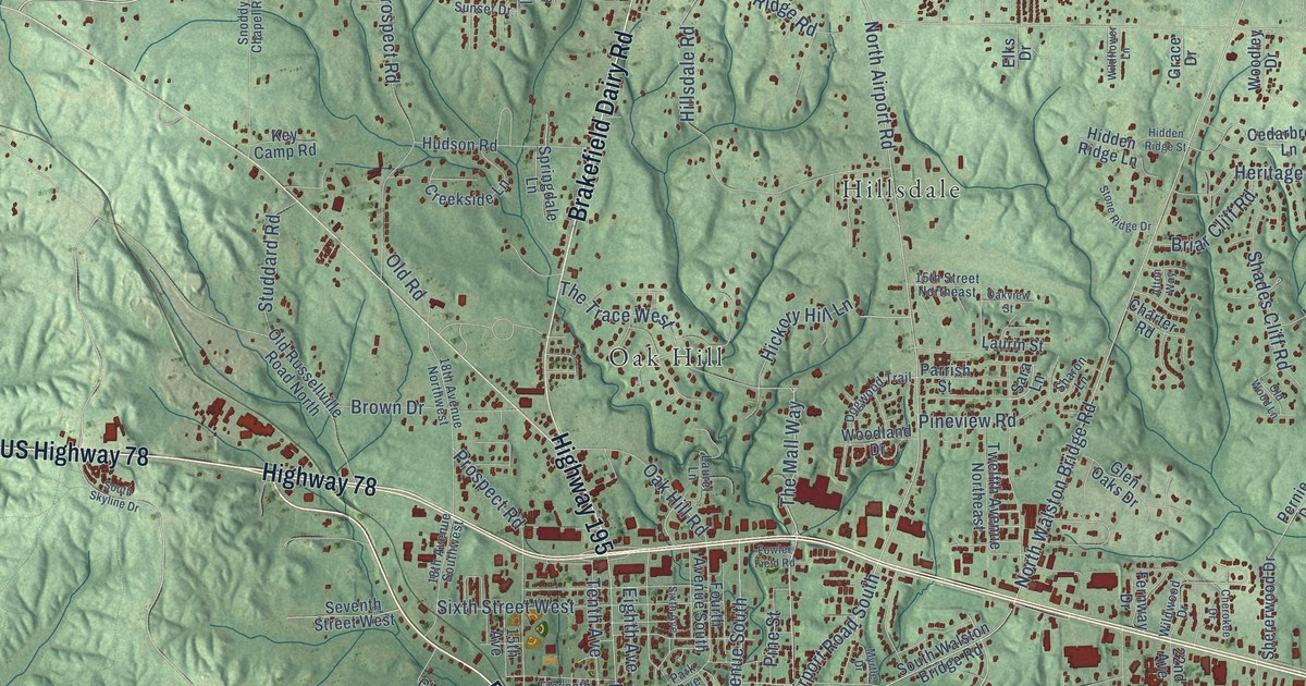 Map of Jasper, Alabama in 2026