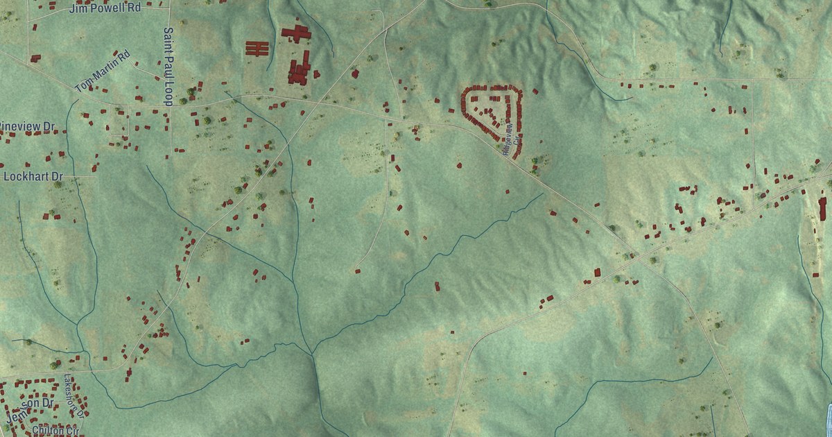 Map of Jemison, Alabama in 2026