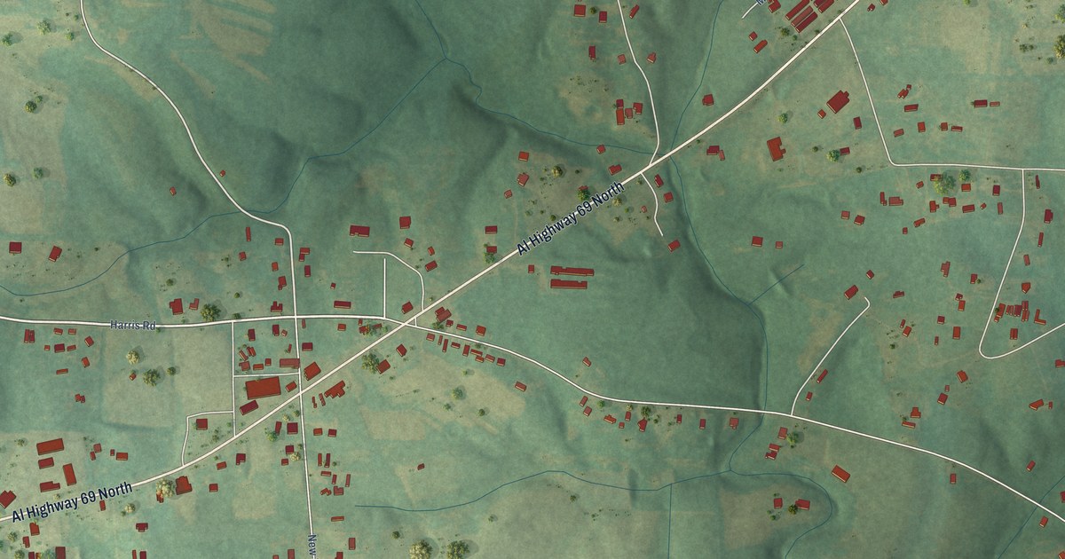 Map of Joppa, Alabama in 2026