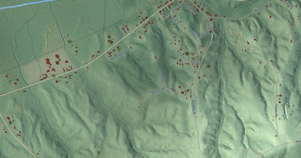 Map of Kennedy, Alabama in 2026