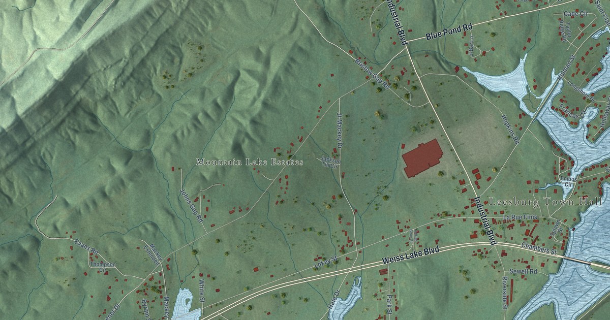 Map of Leesburg, Alabama in 2026
