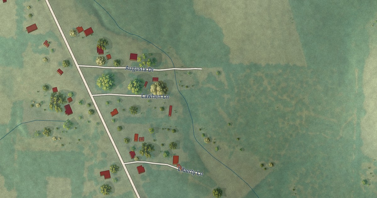 Map of Libertyville, Alabama in 2026