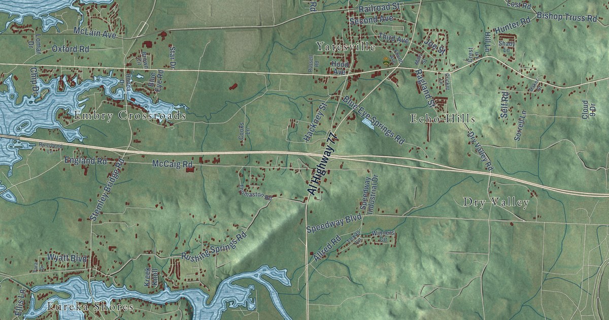 Map of Lincoln, Alabama in 2026