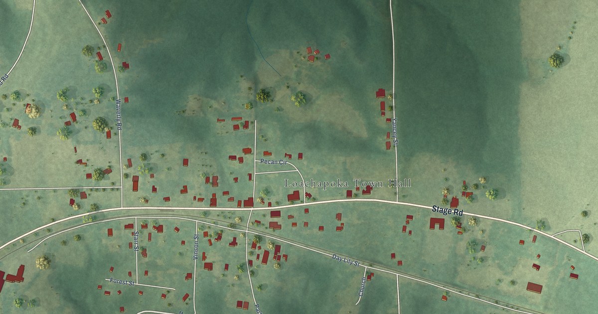 Map of Loachapoka, Alabama in 2026