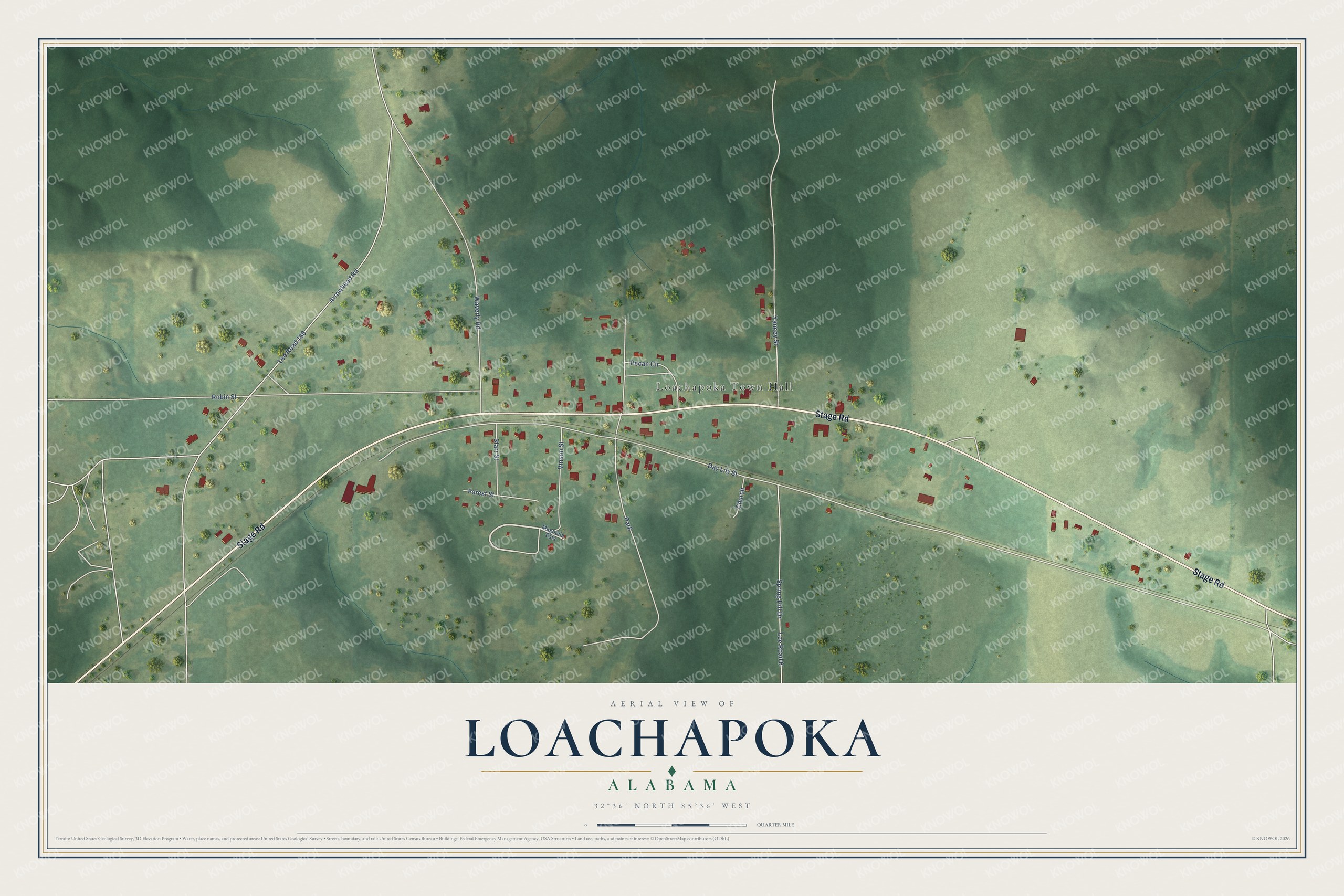 Watermarked full-map preview of Loachapoka, Alabama