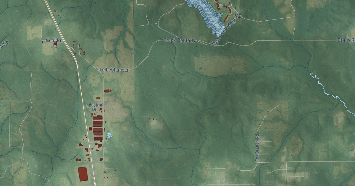 Map of Loxley, Alabama in 2026