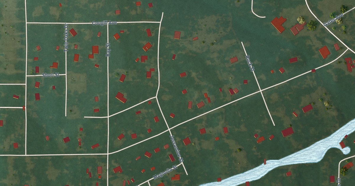 Map of Magnolia Springs, Alabama in 2026