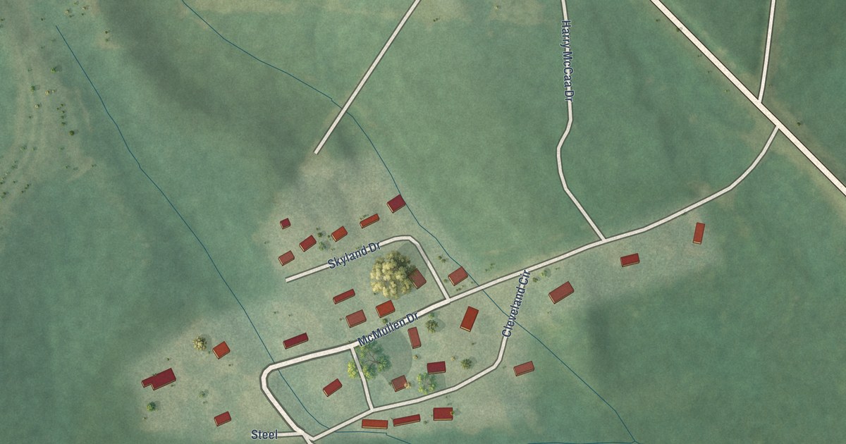 Map of McMullen, Alabama in 2026