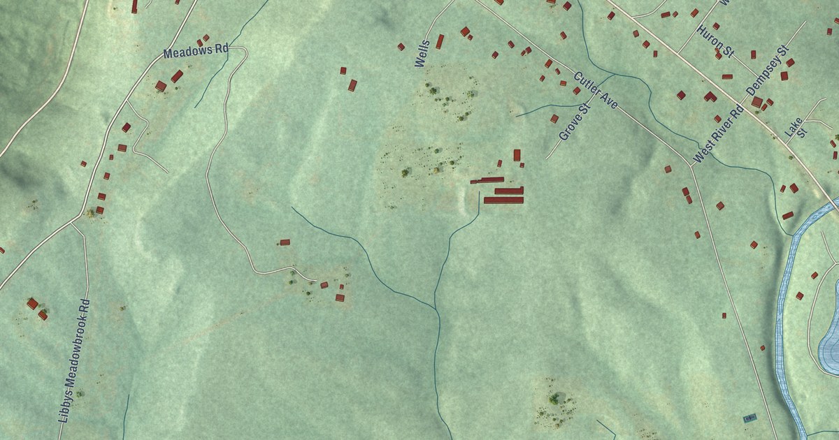 Map of Mentone, Alabama in 2026