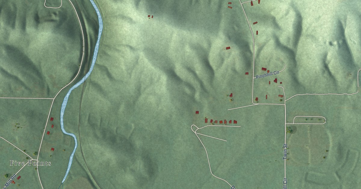Map of Mignon, Alabama in 2026