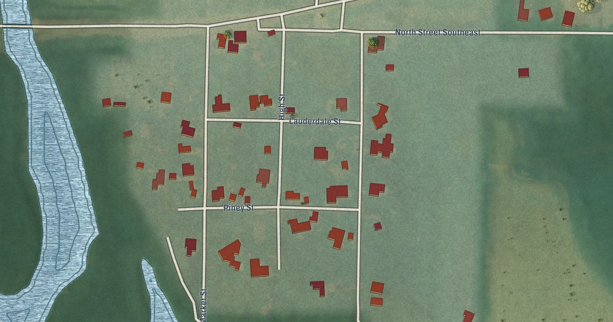 Map of Mooresville, Alabama in 2026