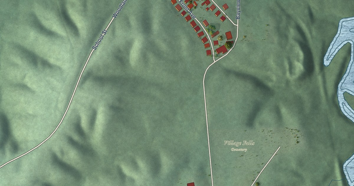 Map of Mulga, Alabama in 2026
