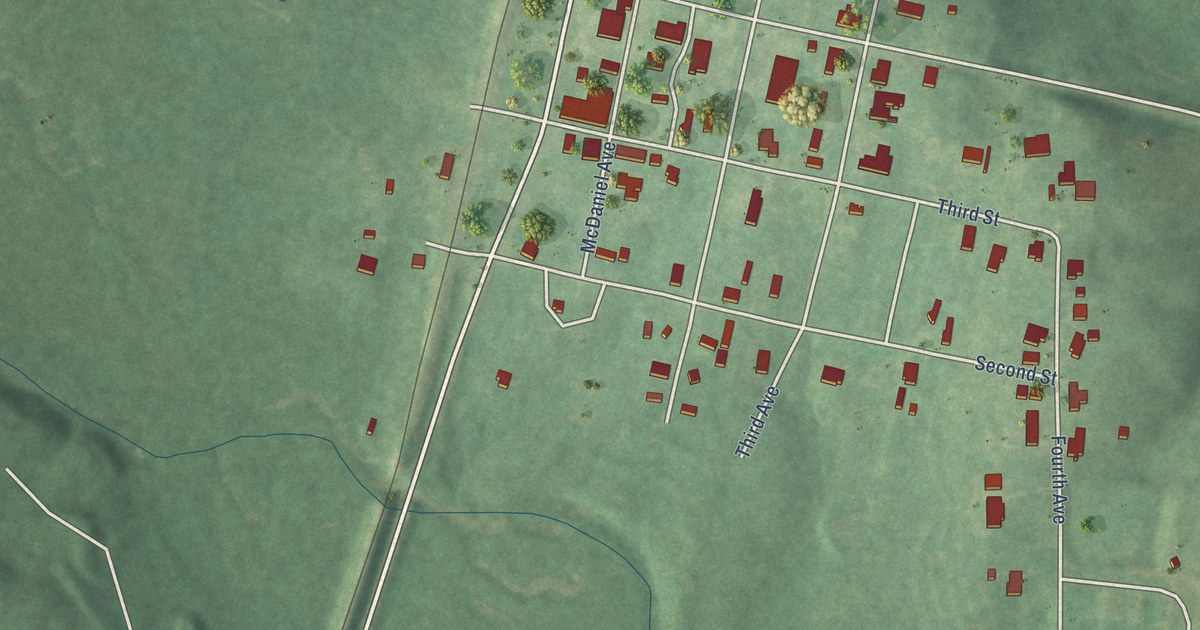 Map of Nauvoo, Alabama in 2026