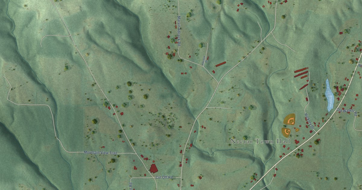 Map of Nectar, Alabama in 2026