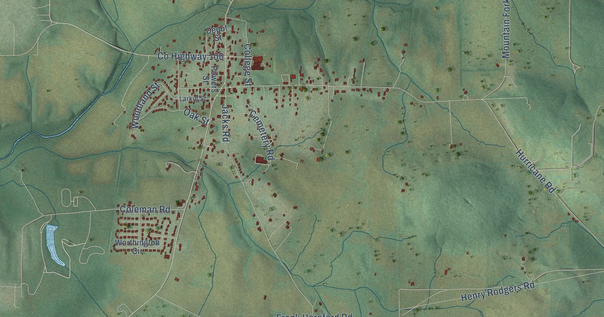Map of New Market, Alabama in 2026