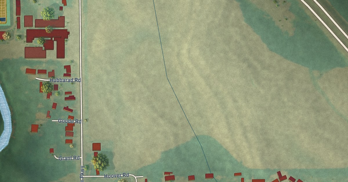 Map of North Courtland, Alabama in 2026
