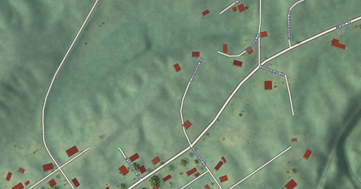 Map of North Johns, Alabama in 2026